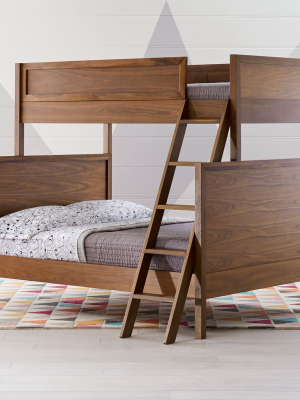 Taylor Twin Over Full Walnut Bunk Bed