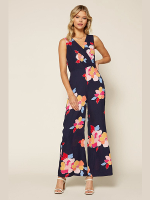 Floral Print Jumpsuit