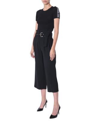 Michael Michael Kors Belted Pleated Culottes