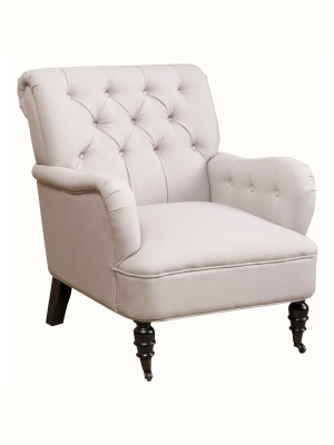 Randle Haven Tufted Fabric Club Chair - Christopher Knight Home