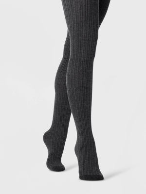 Women's Rope Cable Sweater Tights - A New Day™