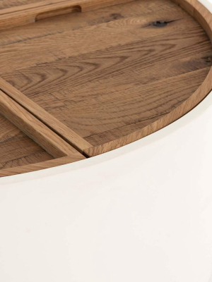 Cas Drum Coffee Table, Cream