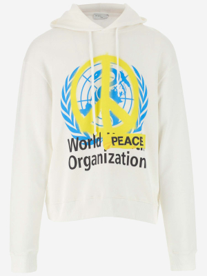 Ih Nom Uh Nit World Peace Print Hoodie