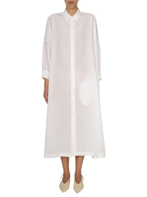 Jil Sander Oversized Buttonifront Shirt Dress