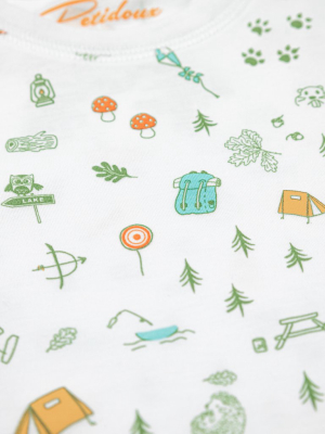 Happy Campers Summer Pajamas Set