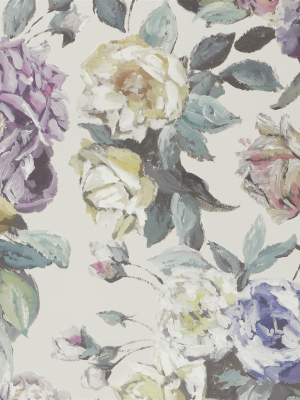 Viola Wallpaper In Heather From The Edit Vol. 1 Collection By Designers Guild