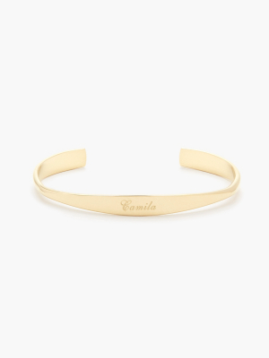 Brook & York Custom Name Cuff Bracelet