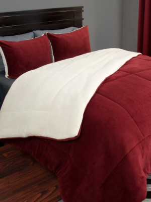 Sherpa Fleece Comforter Set - Yorkshire Home®