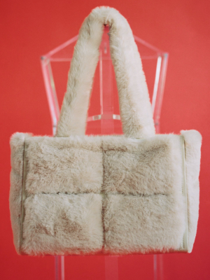 Faux Fur Maxi Tote