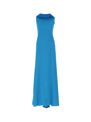 Alberta Ferretti Ruffled Maxi Dress