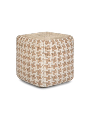 Digby Cube Pouf Natural - Wyndenhal