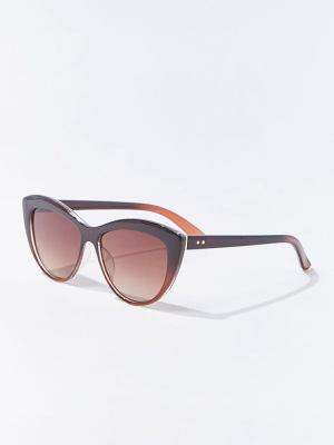 Cat-eye Frame Sunglasses