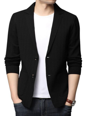 Pologize™ Knitted Slim Fit Blazer