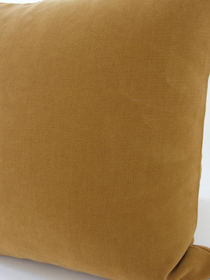 Mustard Accent Pillow Case - 20x20