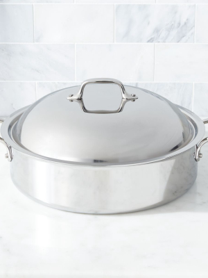 All-clad ® D3 Stainless Steel 6-qt. French Braiser With Rack