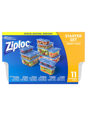 Ziploc Starter Variety Pack Containers - 11ct