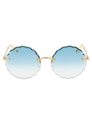 Chloé Eyewear Rosie Petite Flower Sunglasses