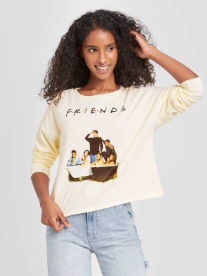 Women's Friends Graphic Sweatshirt - Cream