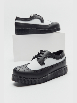 T.u.k. Wingtip Tie Tukskin™ Viva Ii Low Creeper