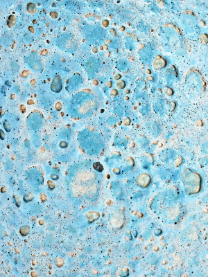 On The Moon Turquoise Texture Vase In Various Sizes