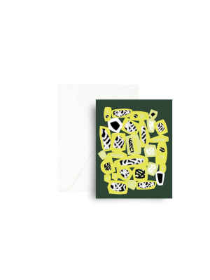 Mezzaluna Studio Greeting Card - Gemstones