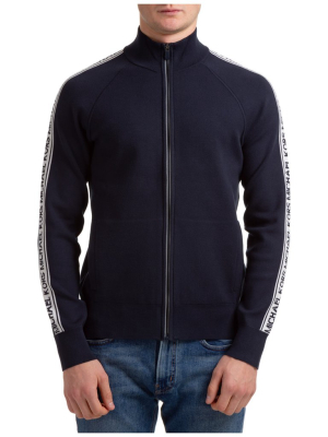 Michael Kors Logo Tape Zip-up Jacket