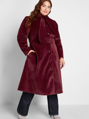 Modcloth X Collectif Living In Luxury Velvet Coat