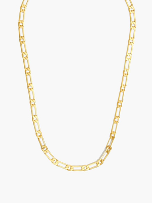 Flat Linked Chain Necklace