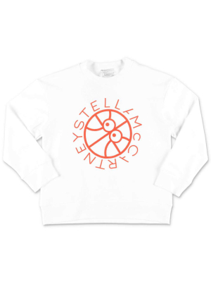 Stella Mccartney Kids Basketball Print Sweatshirt