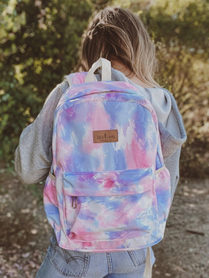 Pink Tie Dye Backpack