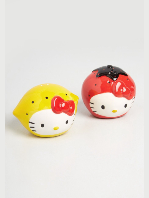 Strawberry Lemonade Hello Kitty Ceramic Shaker Set