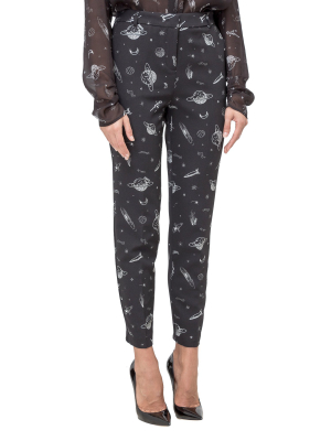 Pinko Bella Graphic Print Trousers