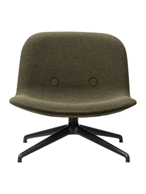 Eyes Swivel Lounge Chair W/ Buttons - 4-star Base