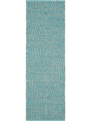 Montauk Turquoise/multi Runner Rug