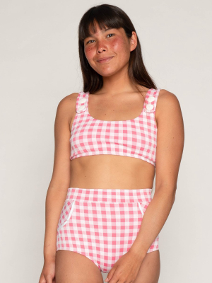 Georgia High Waist Bikini Bottom - Shortcake