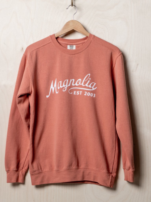 Cora Script Terracotta Sweatshirt