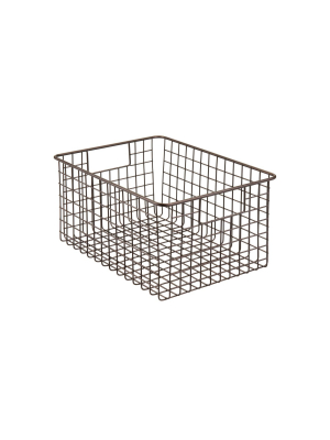 Mdesign Wire Kitchen Food Storage Organizer Bin