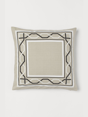 Slub-weave Cushion Cover