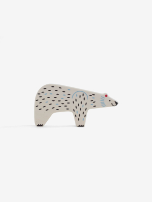 Folk-art Endangered Animals - Polar Bear