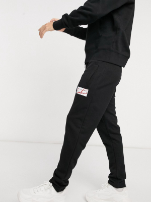 The Couture Club Archive Box Tapered Sweatpants T-shirt In Black