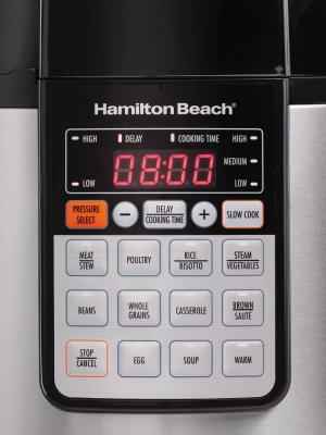 Hamilton Beach Electric Pressure Cooker - Black