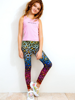 Rainbow Leopard Leggings