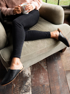 Lima Slip On Mule - Black