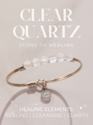 Clear Quartz Energy Stone Bracelet For Healing