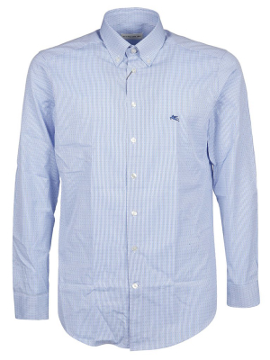 Etro Logo Embroidered Buttoned Shirt