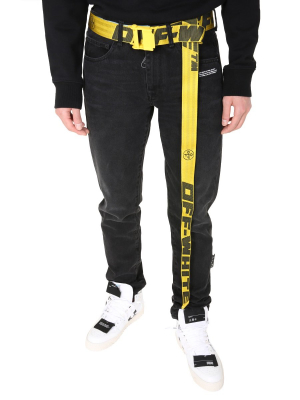 Off-white Industrial Belt