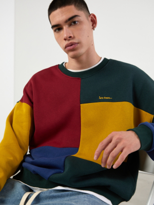 Iets Frans... Pieced Sport Colorblock Sweatshirt