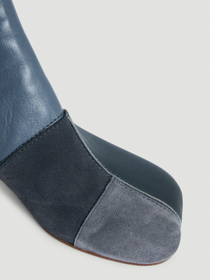 Mm6 Maison Margiela Patchwork Ankle Boots