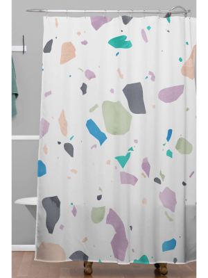 Mareike Boehmer Terrazzo Shower Curtain - Deny Designs