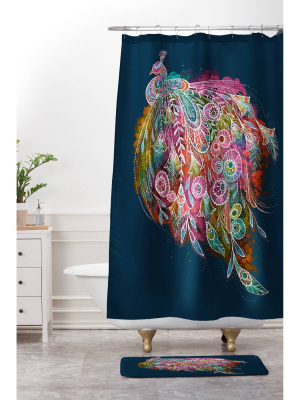 Stephanie Corfee Tail Feather Shower Curtain - Deny Designs